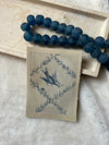 Blue Dove and Ivy Motif