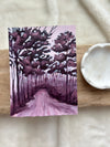 Purple Wooded Path