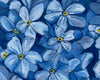 Forget Me Nots In Blue Print