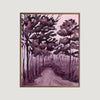 Purple Wooded Path Print