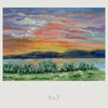 Sunrise Reflections Landscape Watercolor Giclée Print