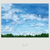 Big Blue Sky Landscape Watercolor Giclée Print